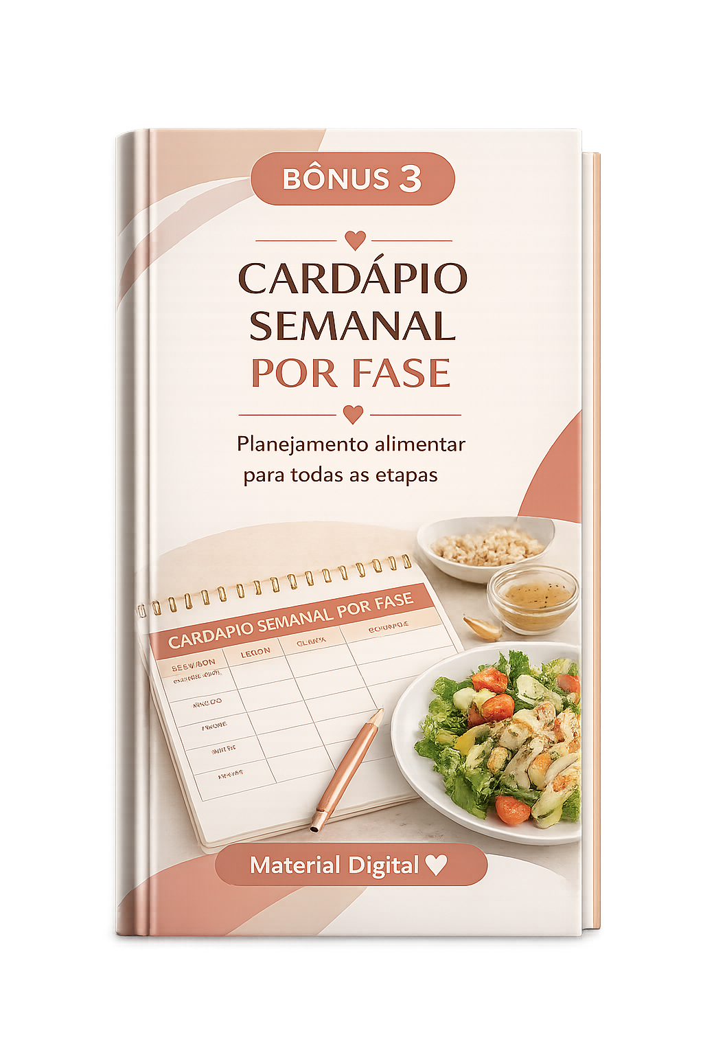 Cardápio Semanal Pronto por Fase