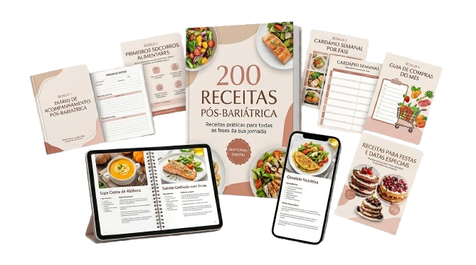 200 Receitas para o Pós-Bariátrico